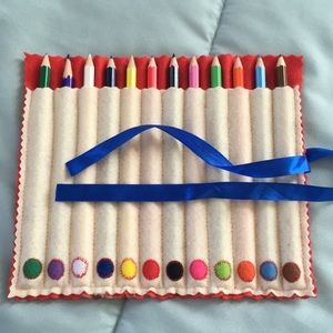 Colored Pencil Set in Felt Case